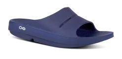 OOfos Men's OOahh Slide Sandal - Navy