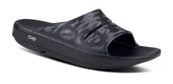 OOfos Men's OOahh Sport Slide Sandal - Black Camo