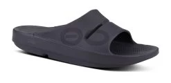 OOfos Men's OOahh Sport Slide Sandal - Black Matte