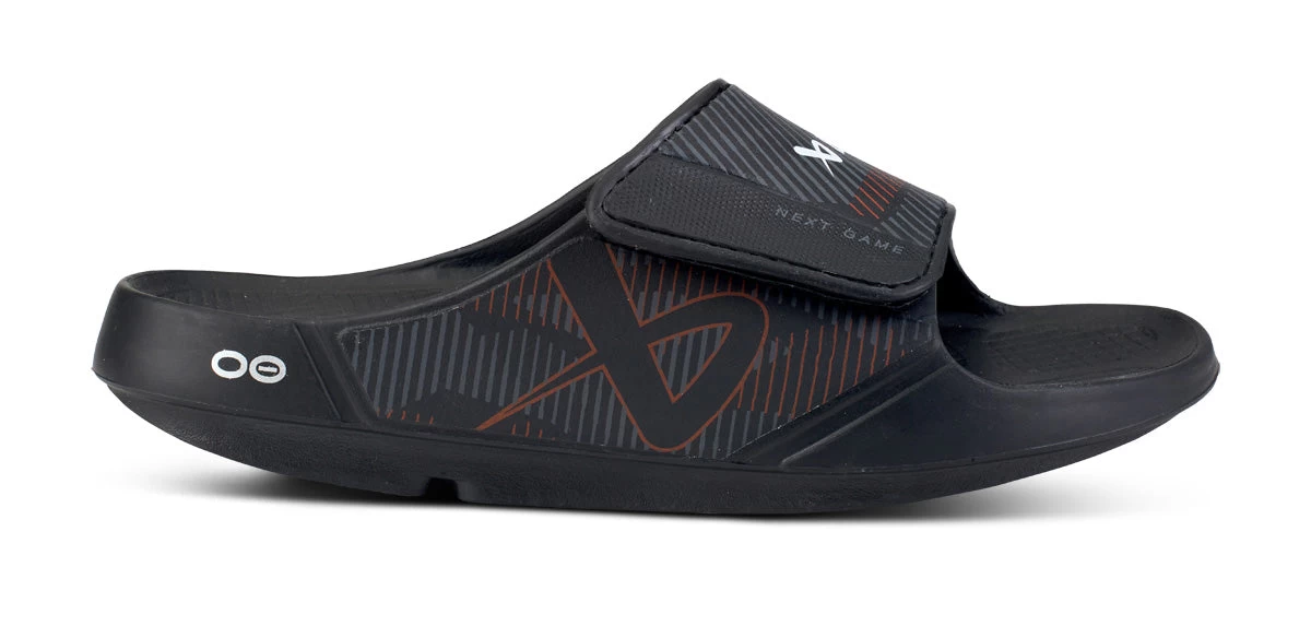 BAUER/OOFOS Women's OOahh Sport Flex Sandal β Black - Image 2