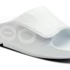 OOfos Women's OOahh Sport Flex Sandal - White