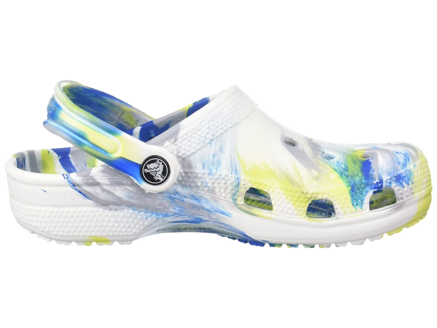 Crocs Kids Classic Marbled Tie-Dye Clog (Little Kid/Big Kid) - Image 6