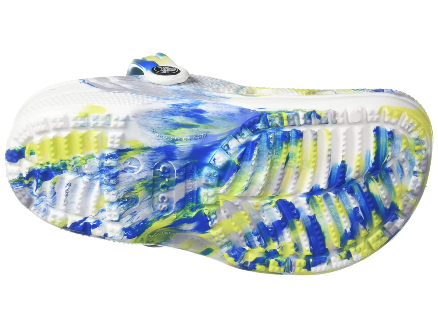 Crocs Kids Classic Marbled Tie-Dye Clog (Little Kid/Big Kid) - Image 3